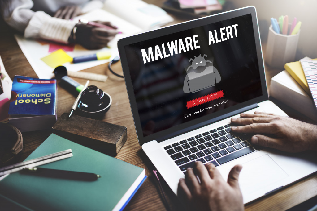 malware alert concept