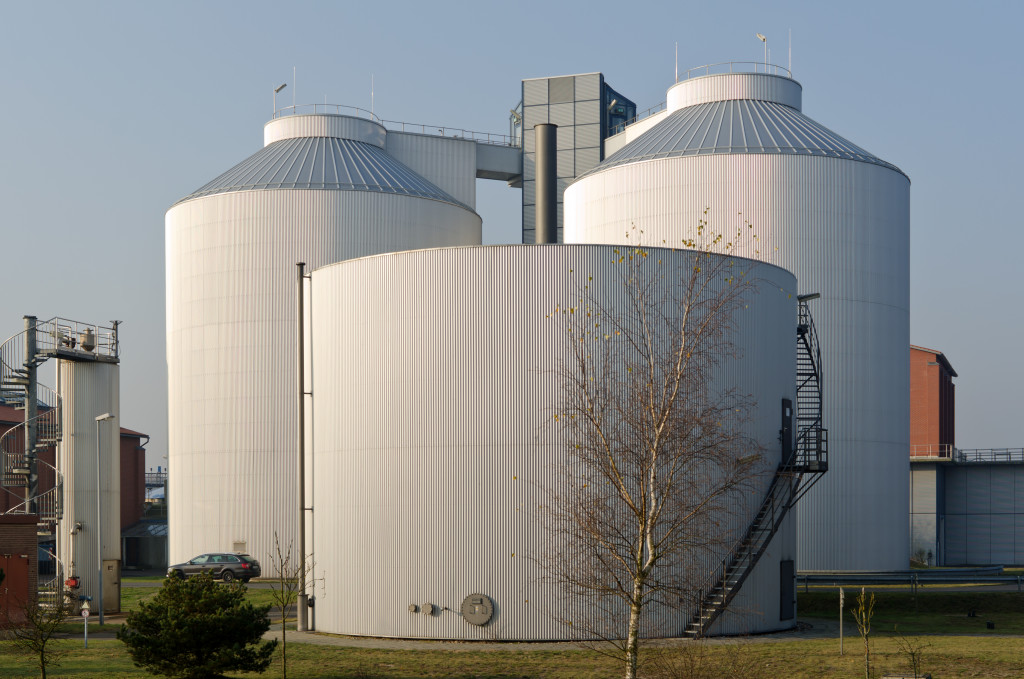An image of three storage tanks