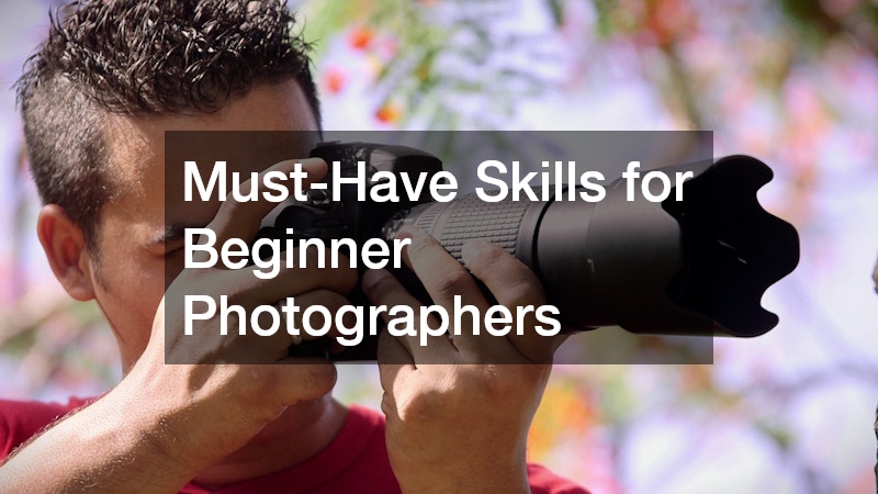 a male photographer taking photos